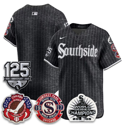 CWS 125th Anniversary - W.S Champions Edition Vapor Jersey - Stitched