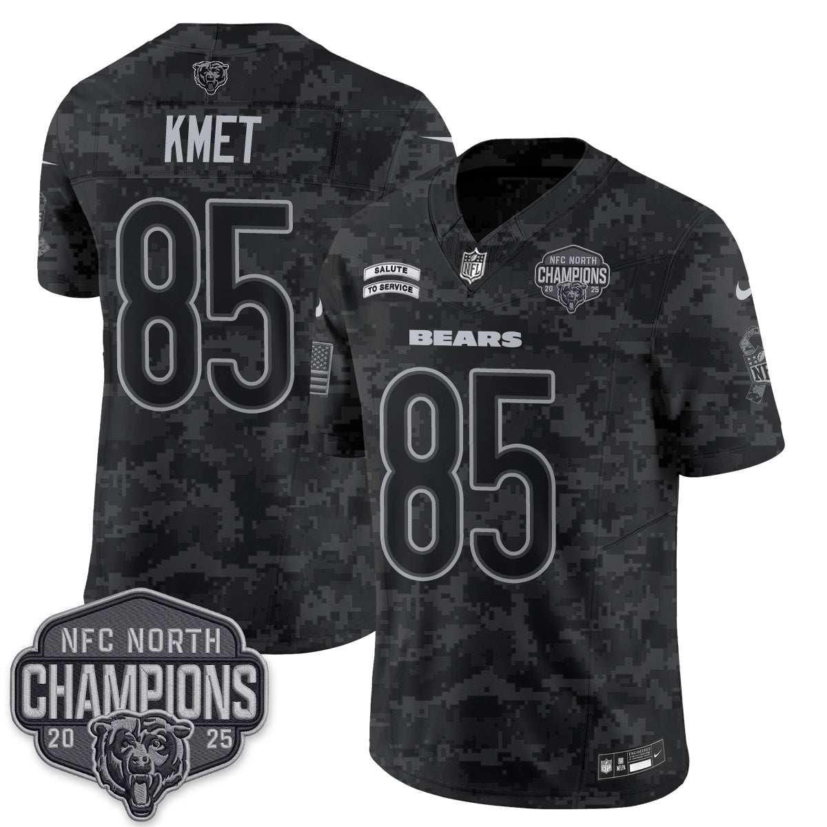 Chicago Bears 2026 Salute to Service V2 Vapor Jersey - Stitched