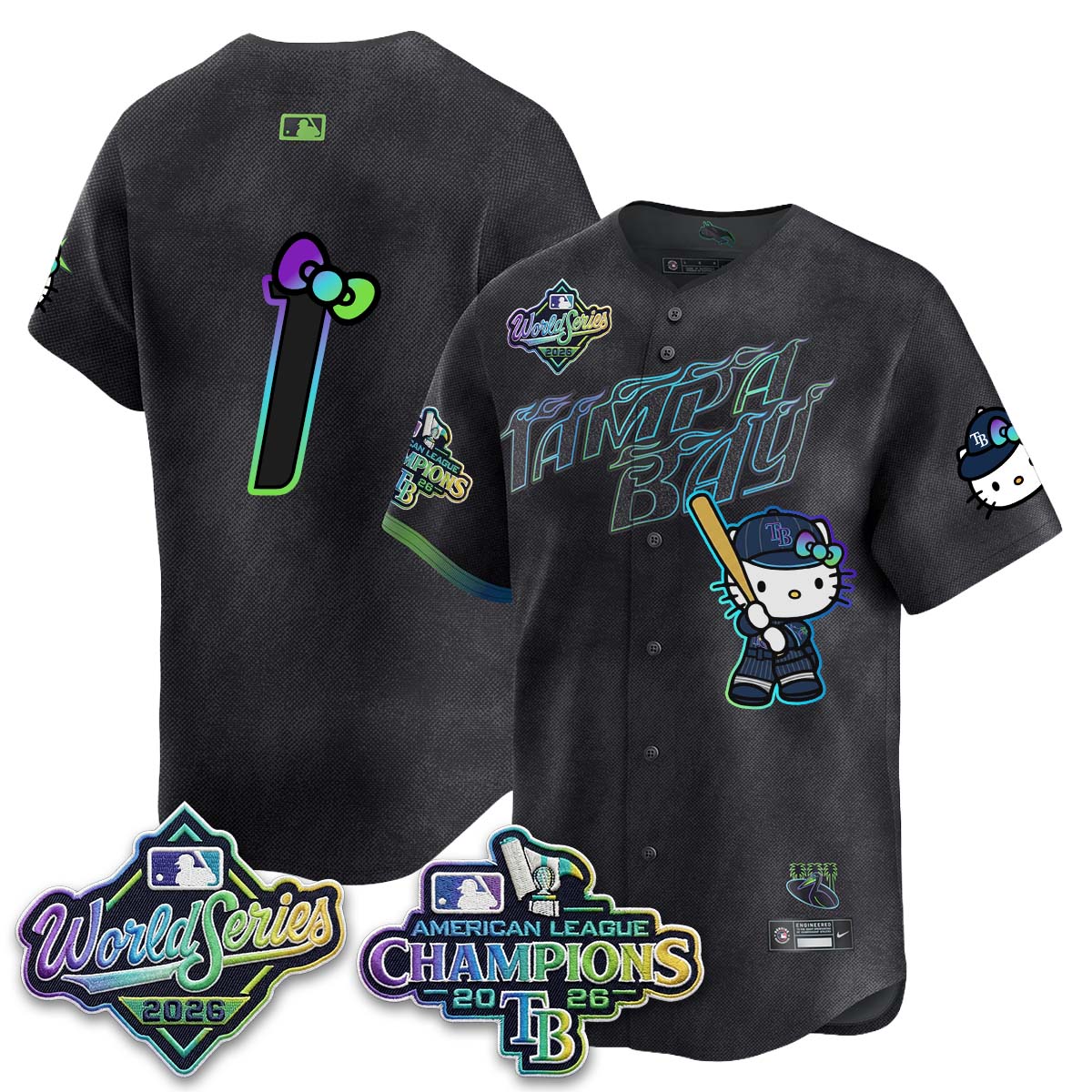 TB 2026 AL Champions x Meow KT Vapor Jersey - Stitched
