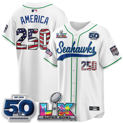 SEA SB LX Champs America Edition Vapor Baseball Jersey - Stitch