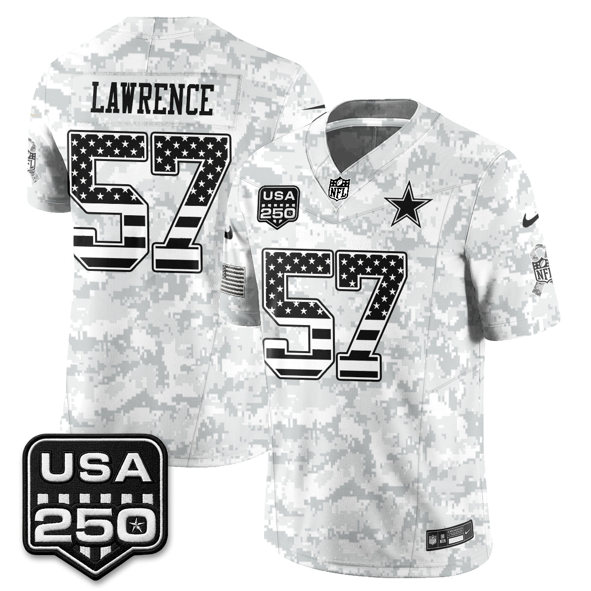 DAL 2026 Salute to Service Edition Vapor Jersey - Stitched