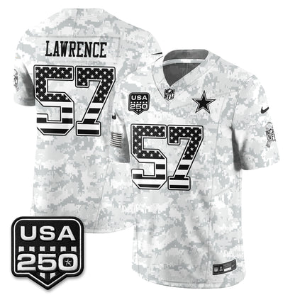 DAL 2026 Salute to Service Edition Vapor Jersey - Stitched
