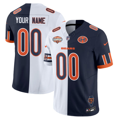 Chicago Bears 2026 Split Edition Vapor Custom Jersey - Stitched