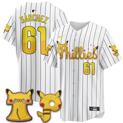 Philadelphia Phillies x PKM Edition Vapor Limited Jersey - Printed