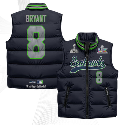 SEA S.Bowl Champs Puffer Vest - Printed