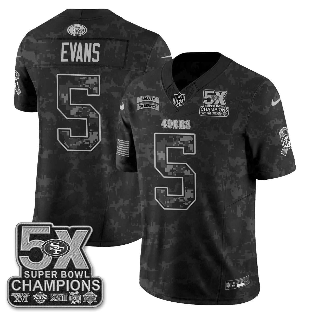 SF 2026 Salute to Service V2 Vapor Jersey - Stitched