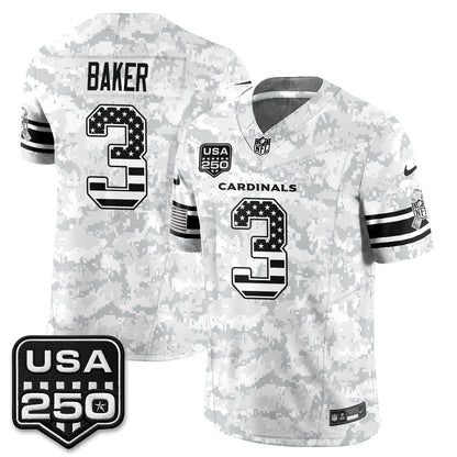 Arizona Cardinals 2026 Salute to Service Vapor Jersey - Stitched