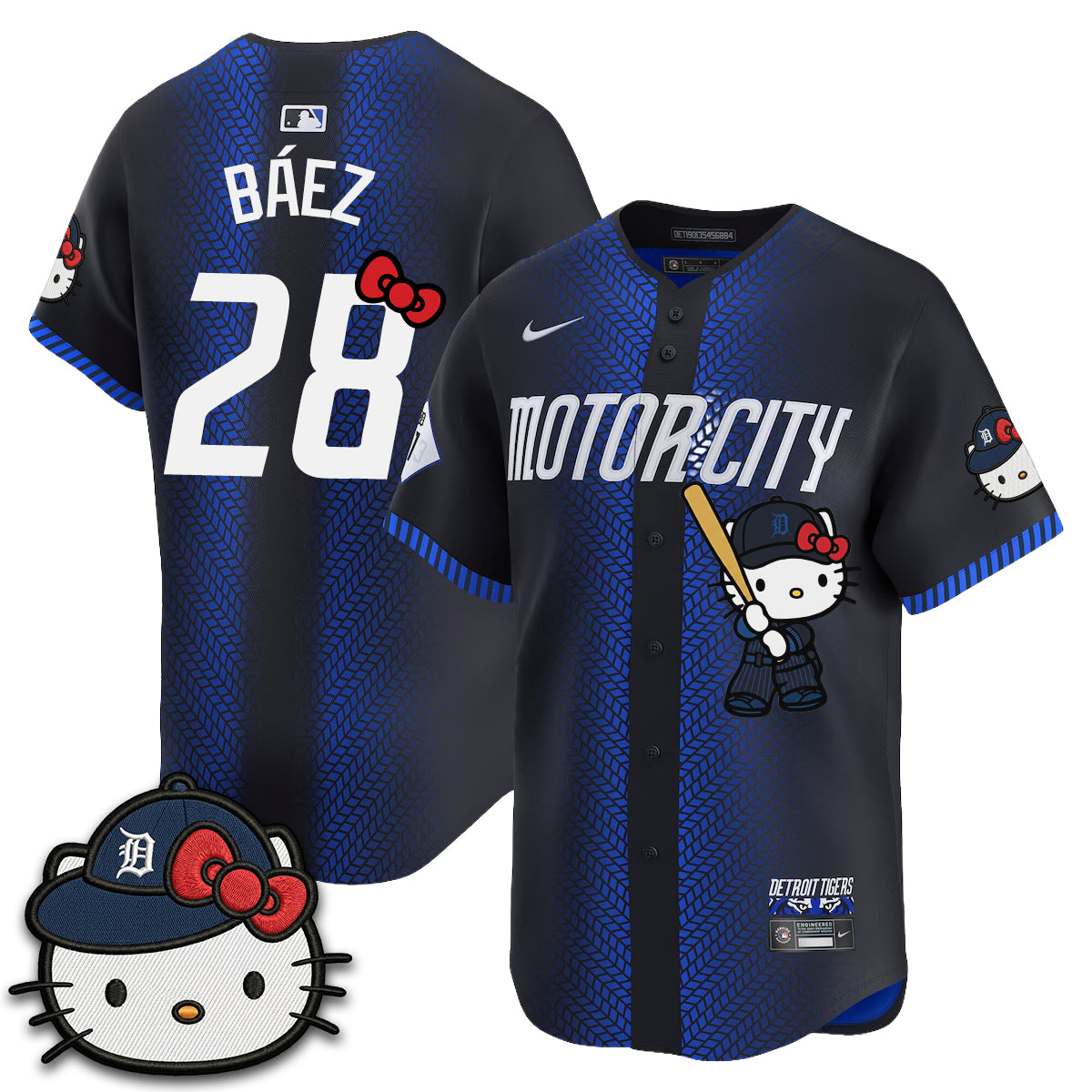 Detroit Tigers x Meow KT Edition Vapor Limited Jersey - Stitched
