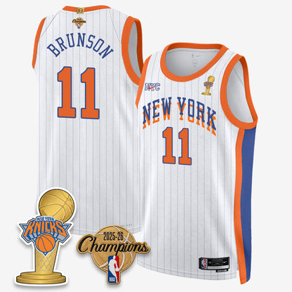 NYK 2026 NBA Champions Gold Edition Vapor Jersey - Stitched n3