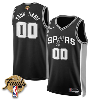 SAS 2026 NBA Western Conference Champions Vapor Custom Jersey V2- Stitched