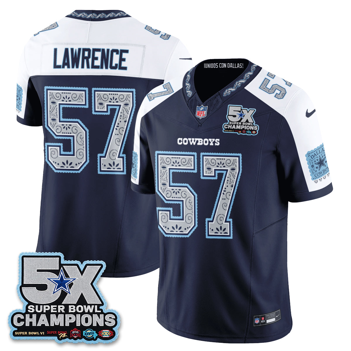DAL 2026 Hispanic Month Edition Vapor Jersey - Stitched