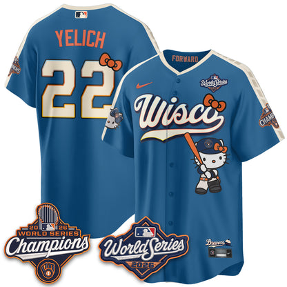 MIL 2026 WS Champions x Meow KT Vapor Jersey - Stitched