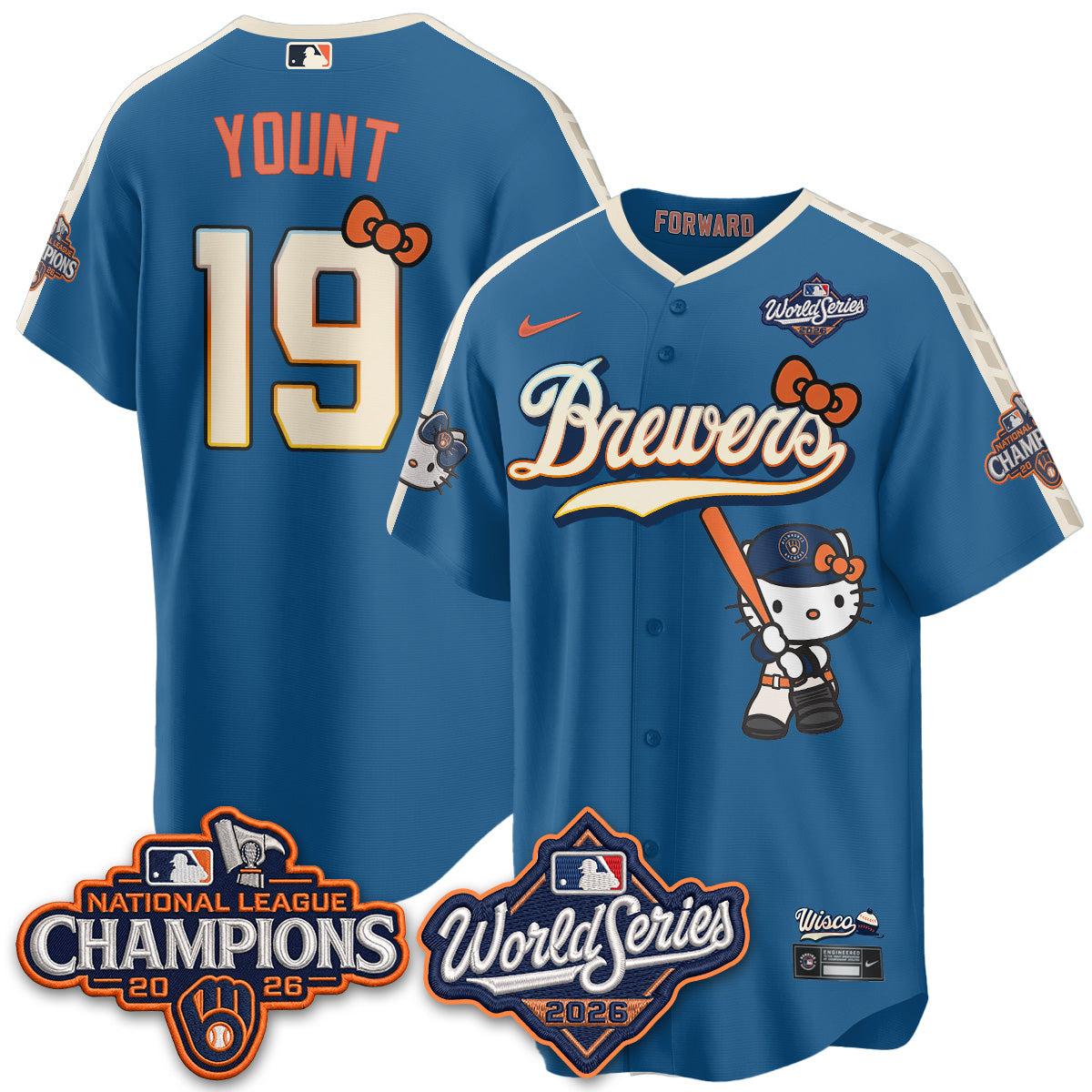 MIL 2026 NL Champions x Meow KT Vapor Jersey - Stitched