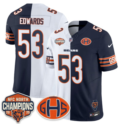 Chicago Bears 2026 Split Edition Vapor Jersey - Stitched