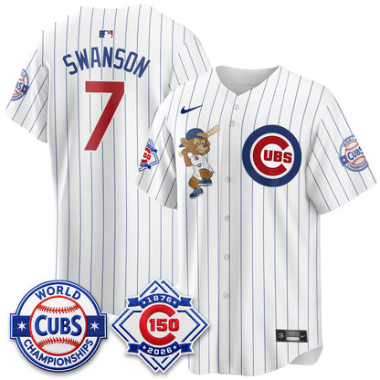 Chicago Cubs Clark Edition Vapor Limited Jersey - Stitched
