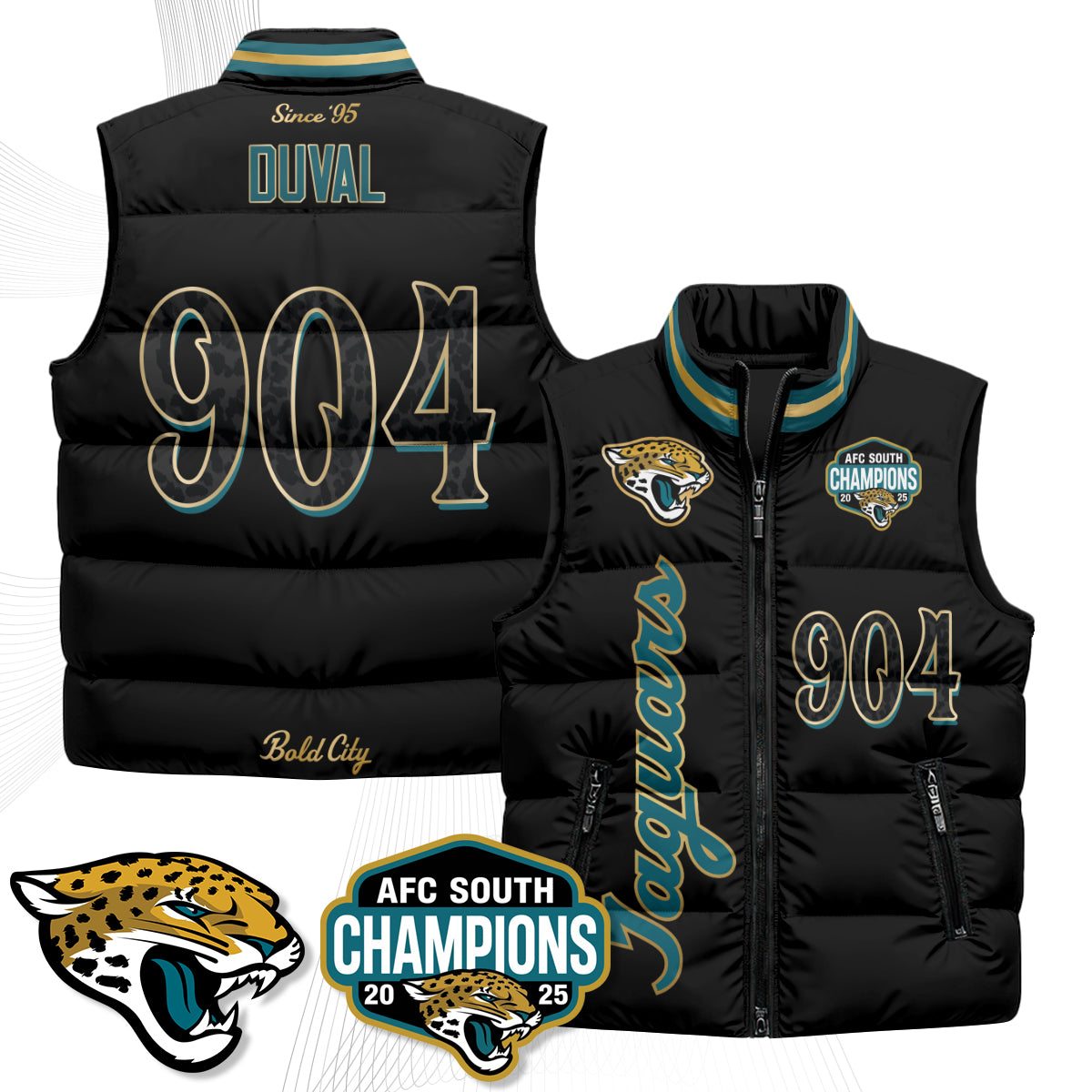 DET 2026 Rivalries Puffer Vest - Printed
