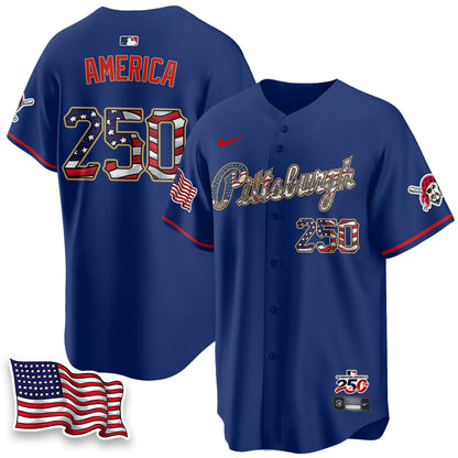 PIT 2026 Independence Day USA Vapor Limited Jersey - Stitched