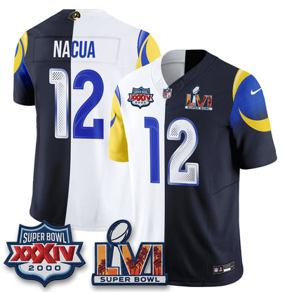 LAR Rivalries Split Vapor Jersey - Stitched
