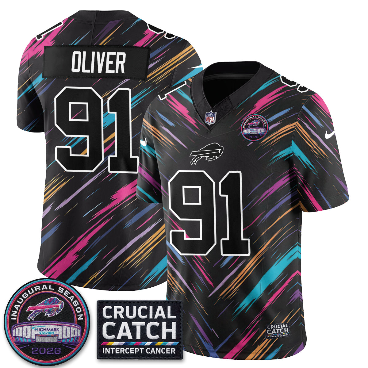 BUF Intercept Cancer 2026 Edition Jersey - Stitched