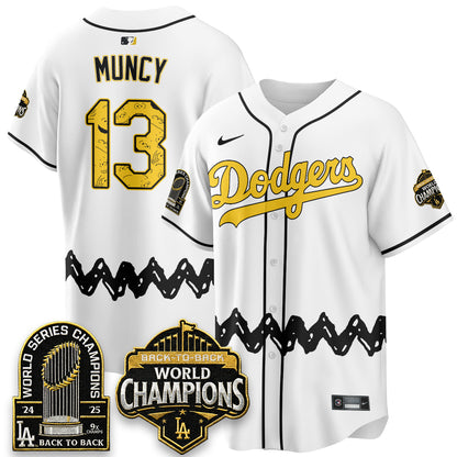 Los Angeles Dodgers x P-nuts Style Vapor Jersey - Stitched