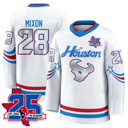 Houston Texans 2026 Rivalries Hockey Jersey - Printed