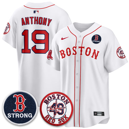 BOS Tim Wakefield Memorial Patch Vaper Premier Limited Jersey - All Stitched V2