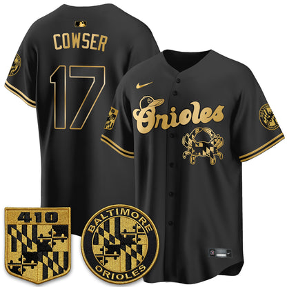 BAL Maryland Flag Vapor Limited Jersey - Stitched