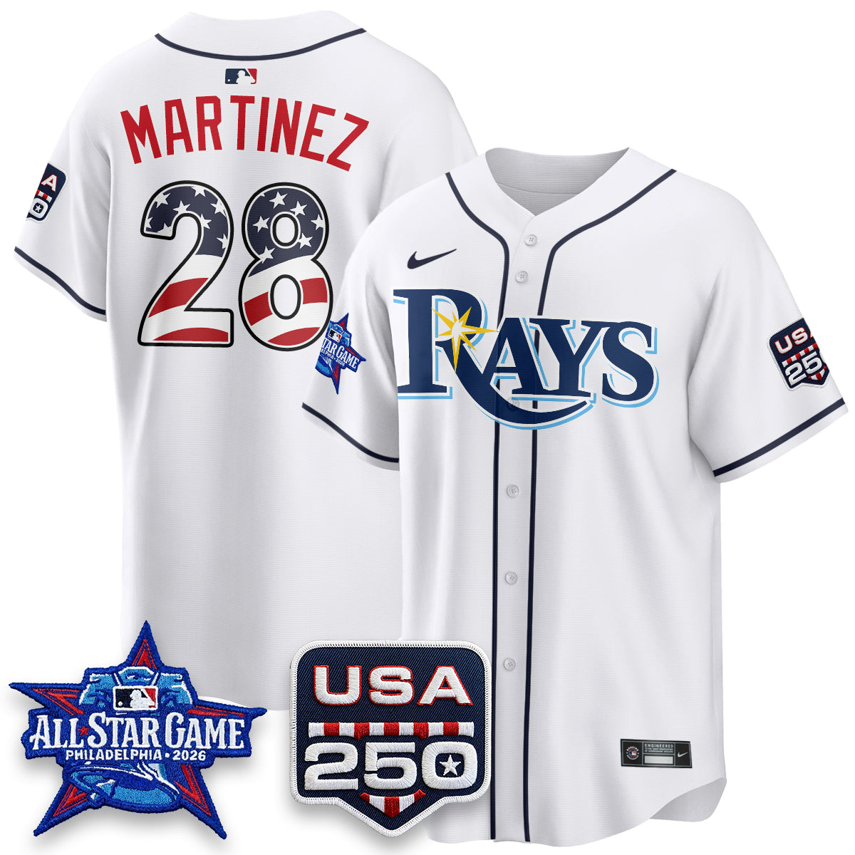 Tampa Bay Rays 2026 All Star Edition Vapor Jersey - Stitched