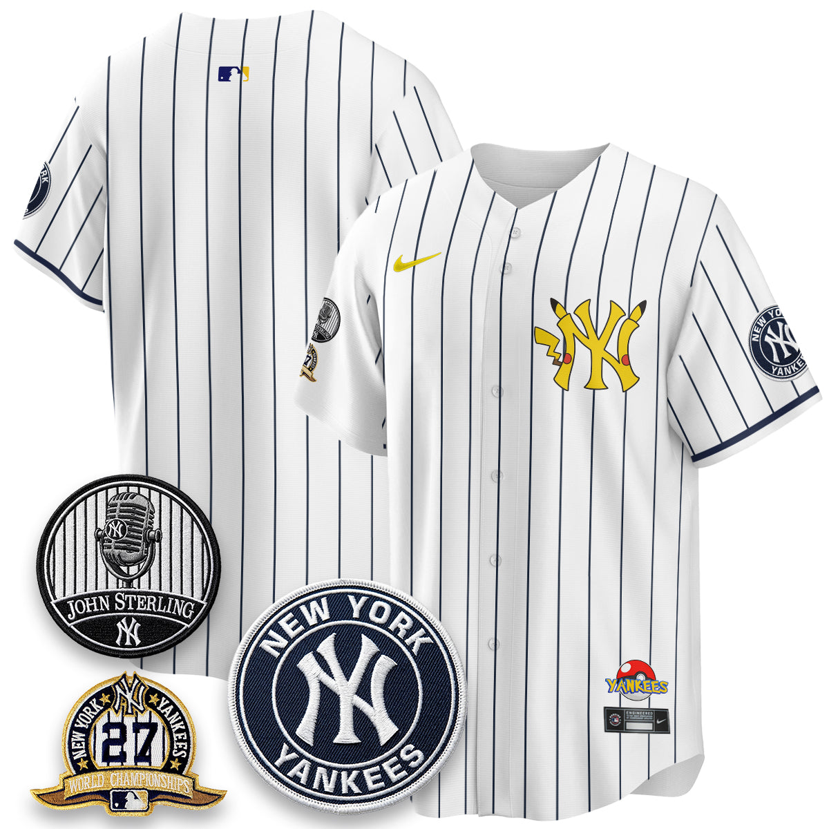 New York Yankees x PKM Cartoon Limited Jersey -  Stitched