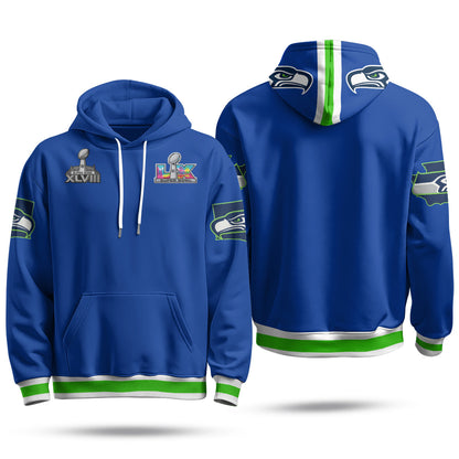 SEA S.Bowl Champs Fleece Hoodie - Printed