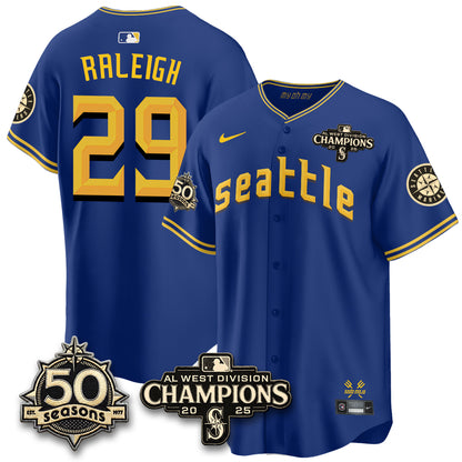 SEA Vapor Premier Limited Jersey - 50th Anniversary & AL West Division Champions - Steelheads Community Funds - All Stitched