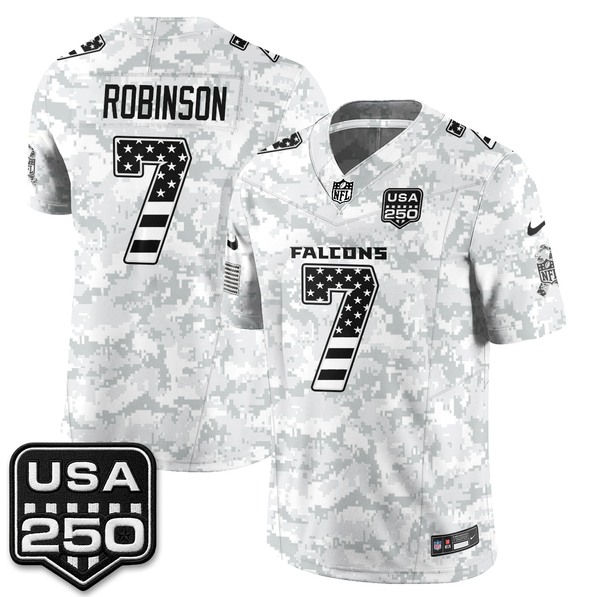 Atlanta Falcons 2026 Salute to Service Vapor Jersey - Stitched