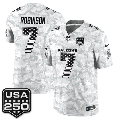 Atlanta Falcons 2026 Salute to Service Vapor Jersey - Stitched