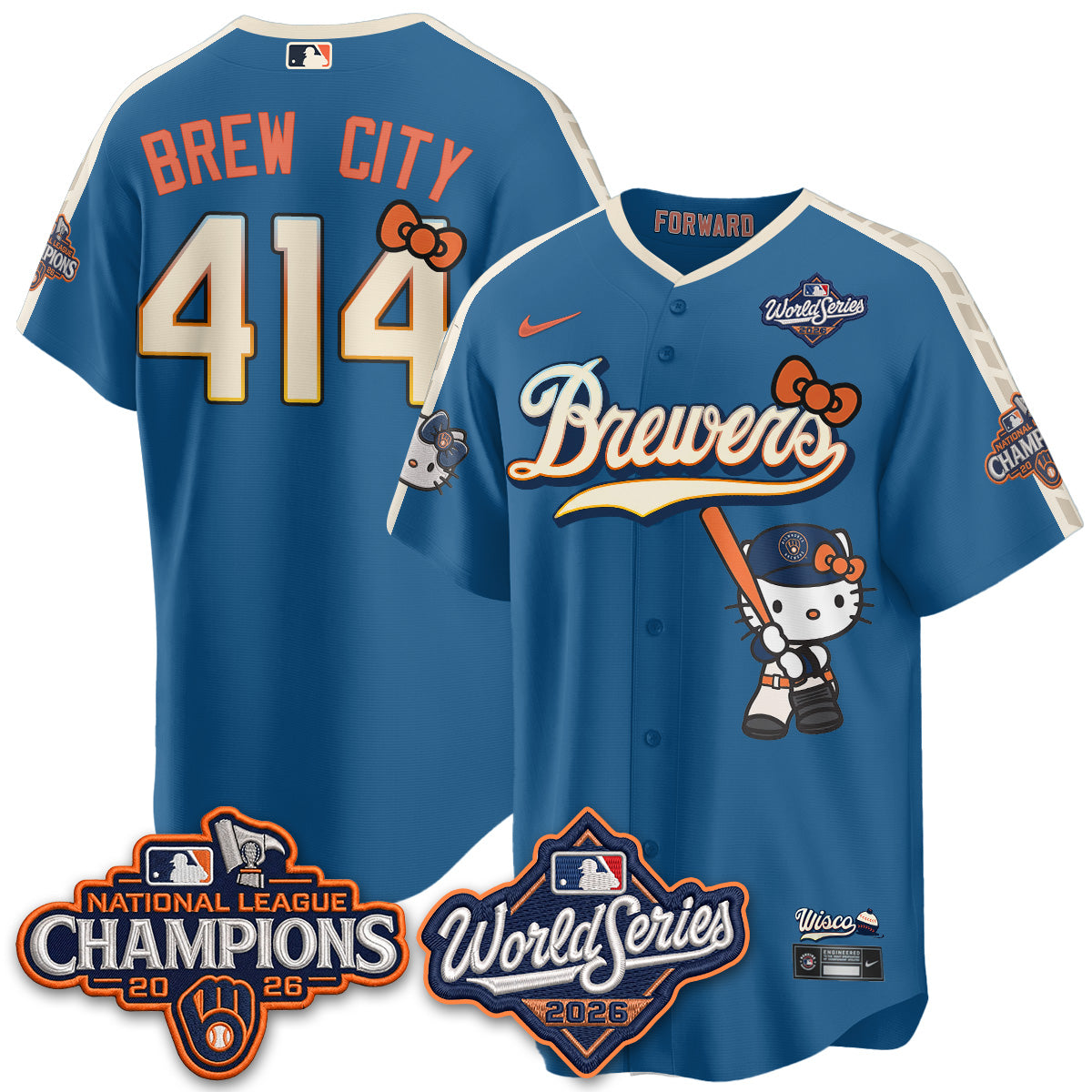 MIL 2026 NL Champions x Meow KT Vapor Jersey - Stitched