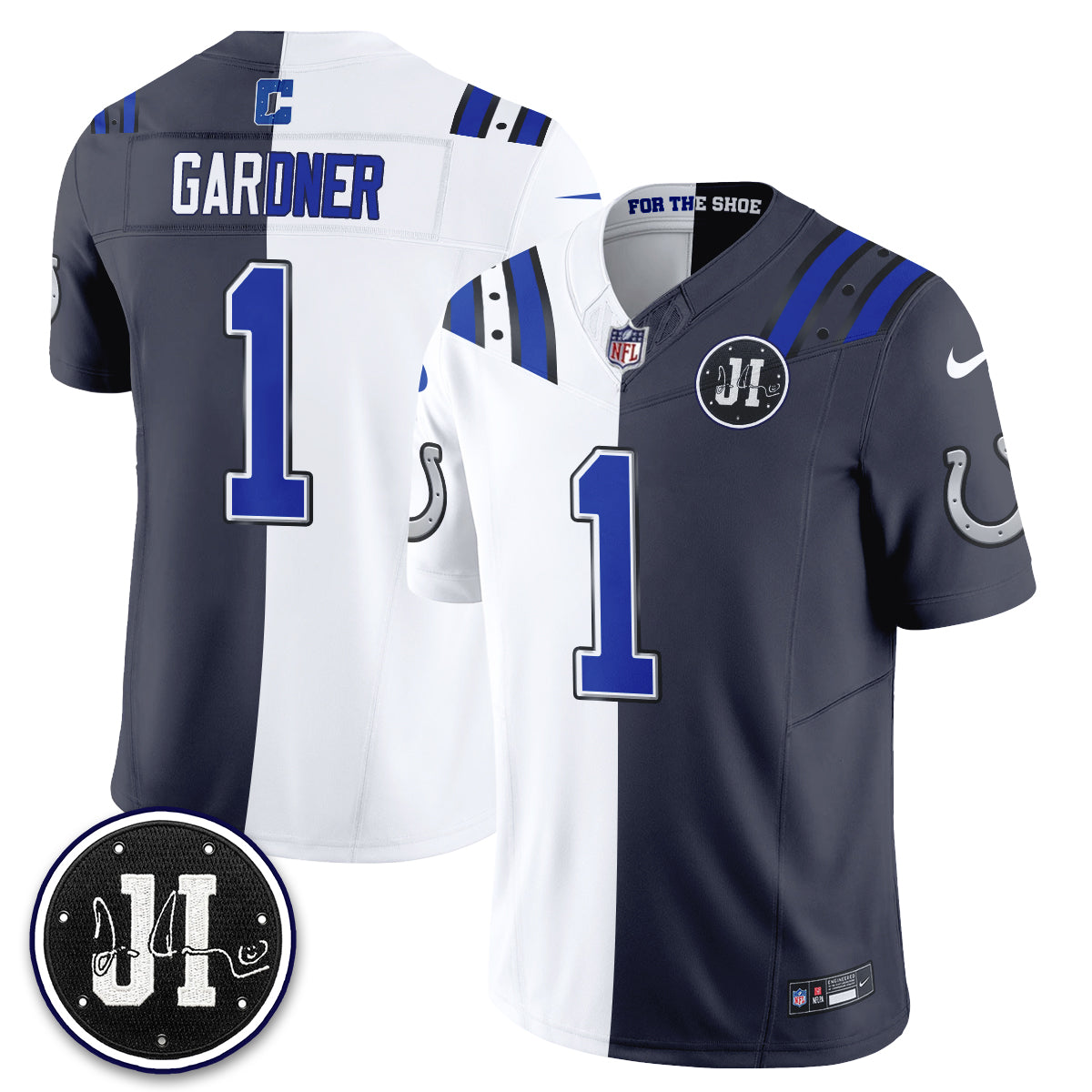 Indianapolis Colts 2026 Rivalries Split Vapor Jersey - Stitched