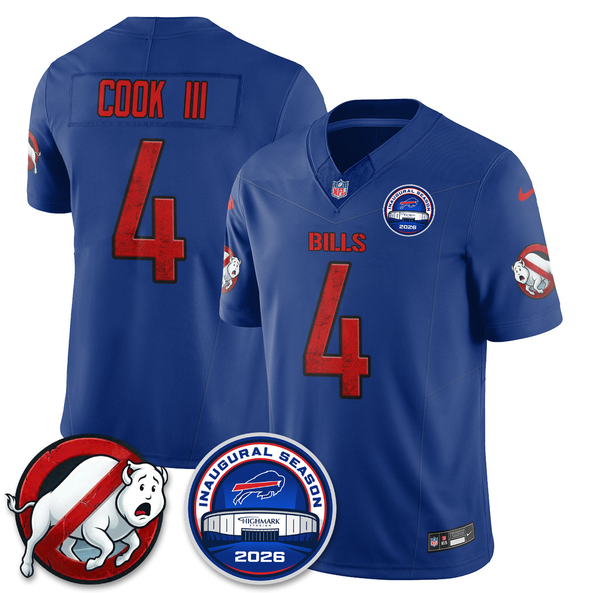 Buffalo Bills x Spirit Catchers Edition Vapor Jersey- Stitched