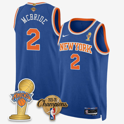 NYK 2026 NBA Champions Gold Edition Vapor Jersey - Stitched n3