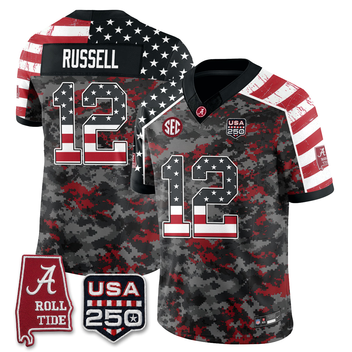 BAMA Camouflage Edition 2026 Vapor Limited Jersey - Stitched