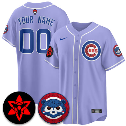 Chicago Cubs Uchiha Sasuke Vapor Limited Custom Jersey - Stitched