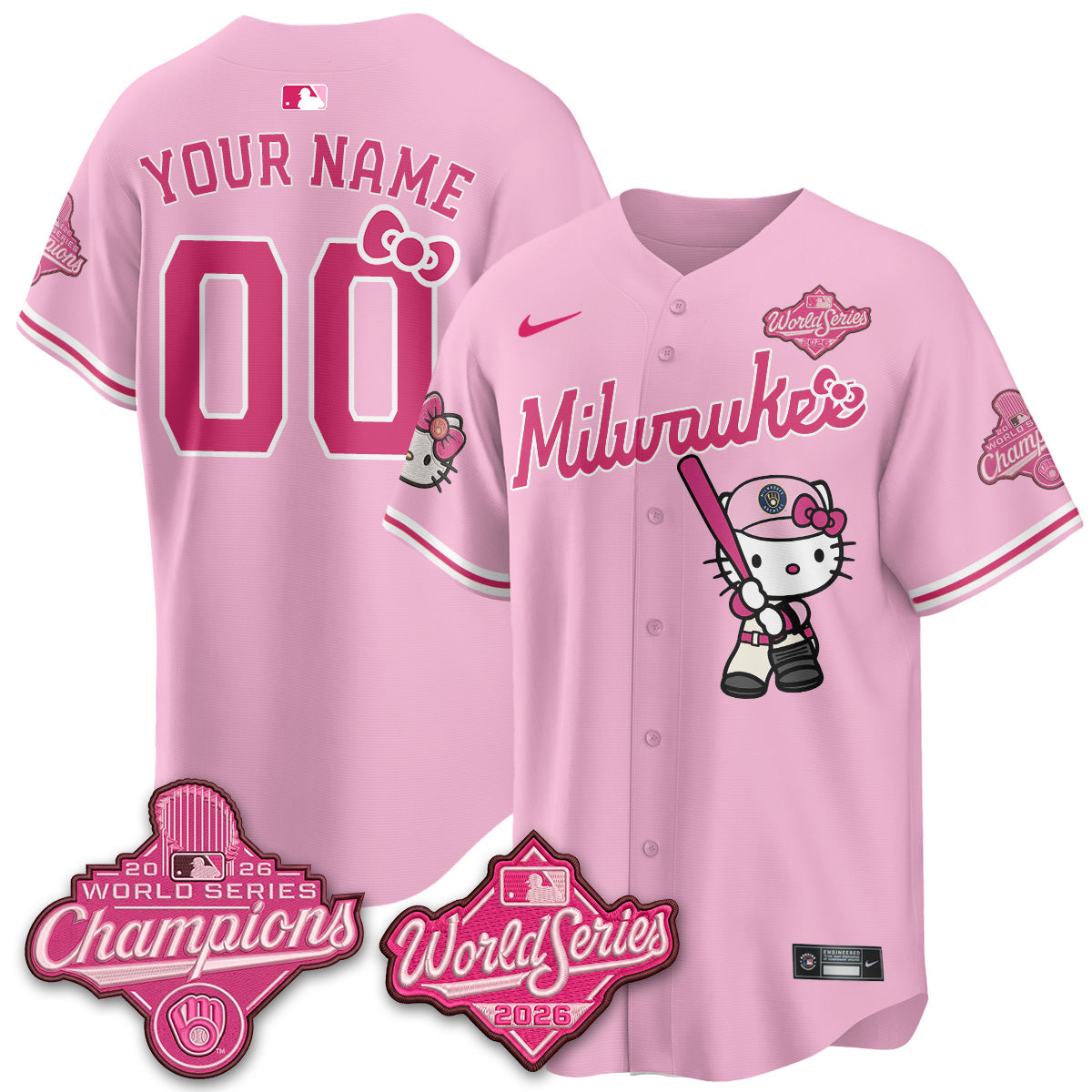 MIL 2026 WS Champions x Meow KT Custom Vapor Jersey - Stitched