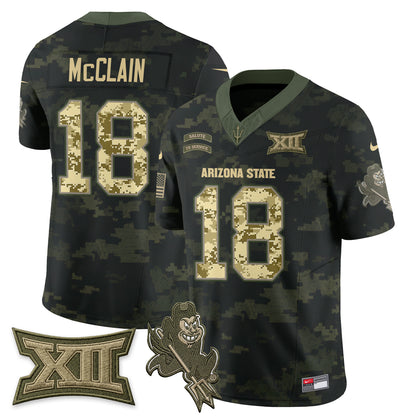 Arizona State Sun Devils 2026 Salute to Service Vapor Jersey - Stitched