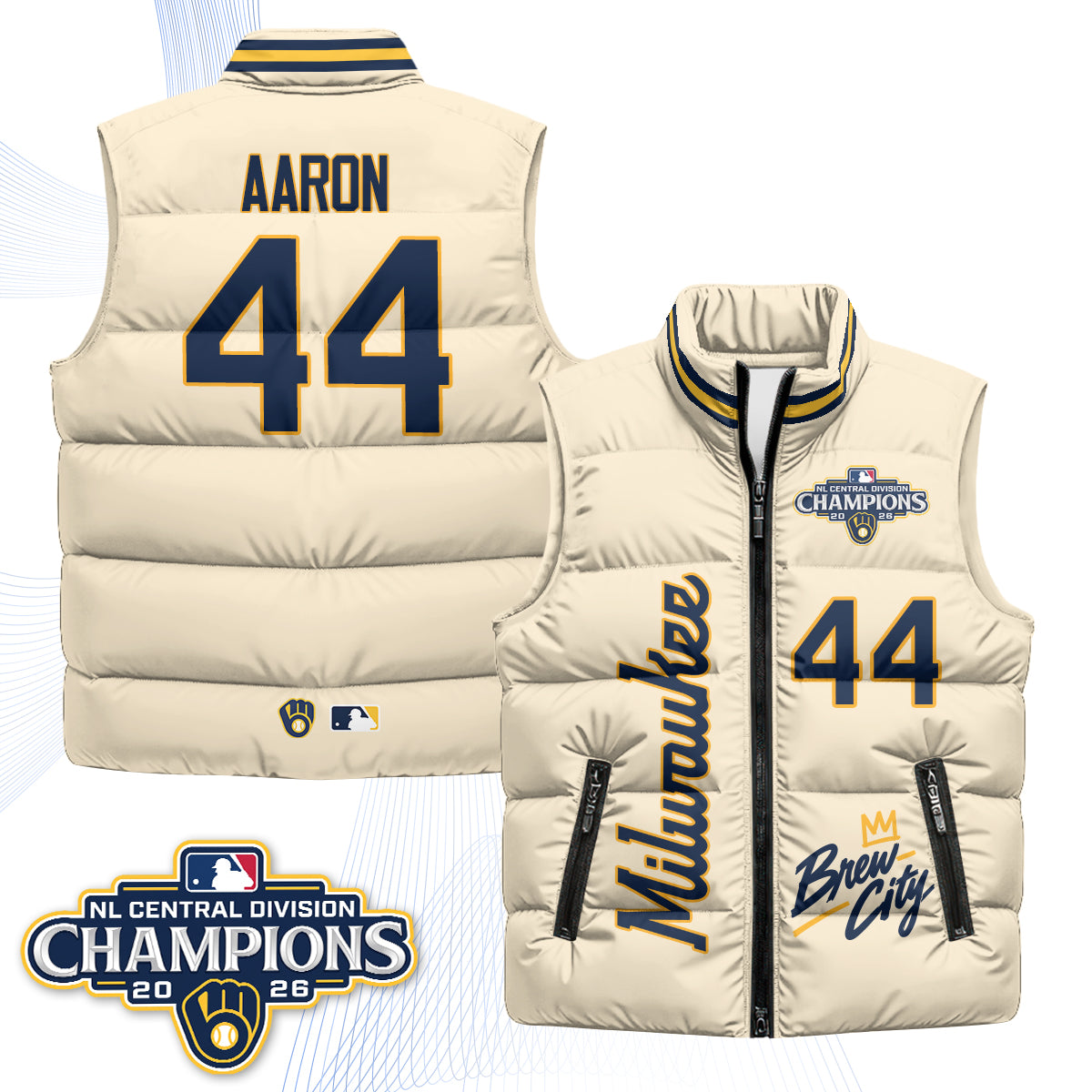 MIL "Brew City" Puffer Vest V2 - Printed