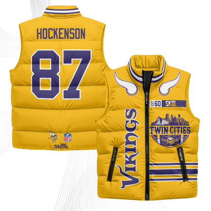MIN Twin City Puffer Vest - Printed