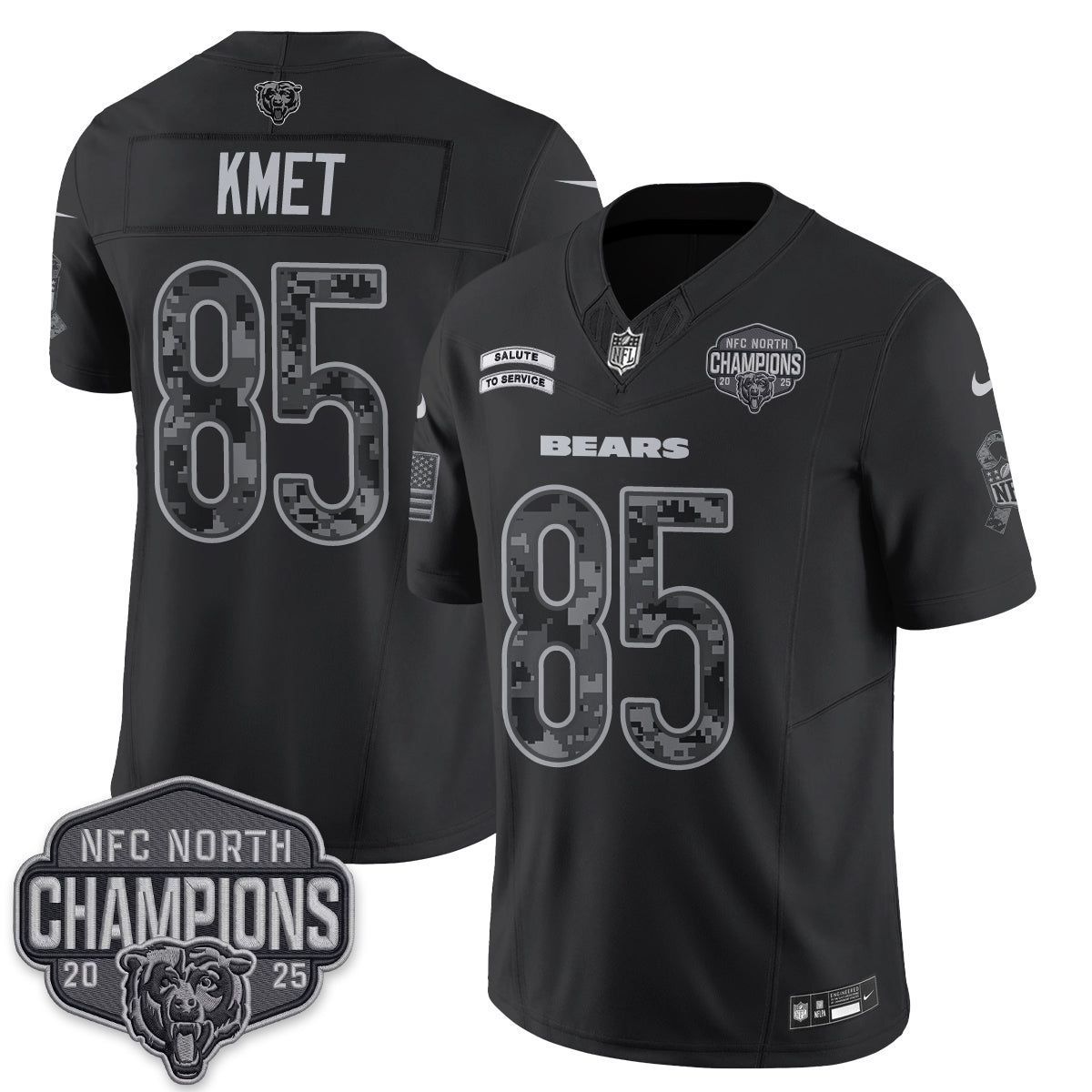 Chicago Bears 2026 Salute to Service V2 Vapor Jersey - Stitched