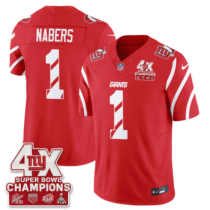 New York Giants  Xmas Edition Vapor Jersey - Stitched