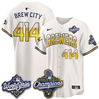 MIL "Pitcher & Pint" 2026 WS Champions Vapor Jersey - Stitched