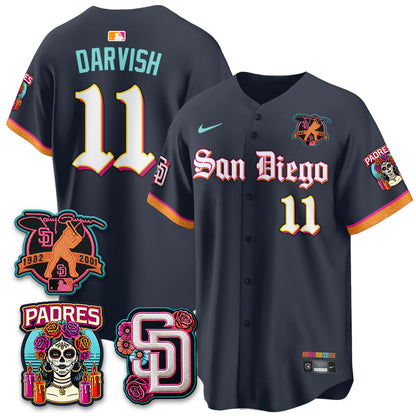 SD 2026 City Connect x Tony Gwynn Patch Vapor Premier Limited Jersey - All Stitched - V5
