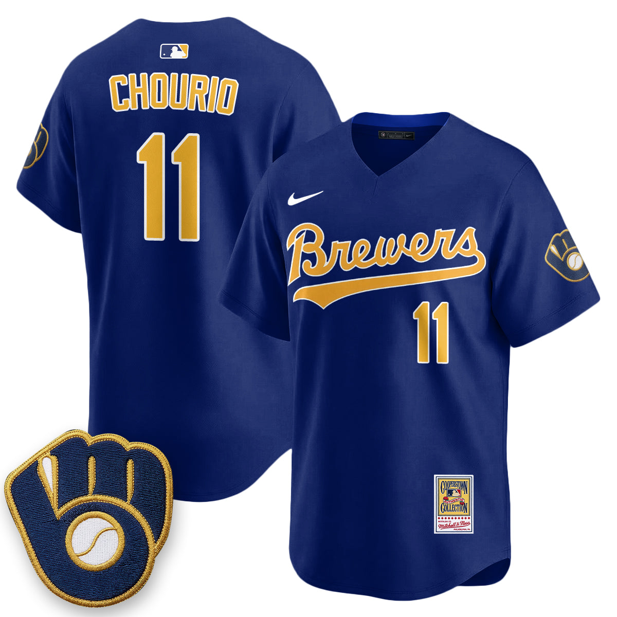 Milwaukee Brewers "Legacy Edition" Vapor Jersey - Stitched