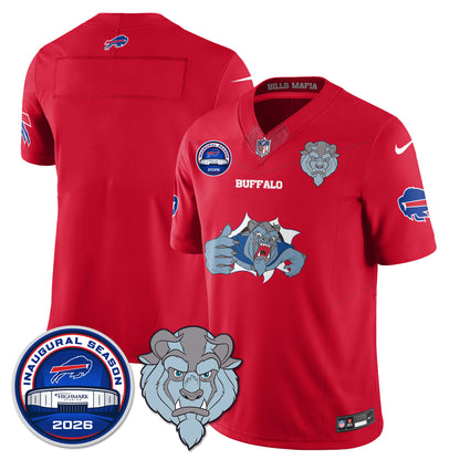 Buffalo Bills x Hairy Blue Beast Edition Vapor Jersey - Stitched