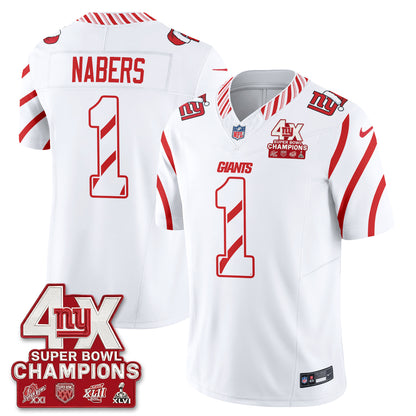 New York Giants  Xmas Edition Vapor Jersey - Stitched